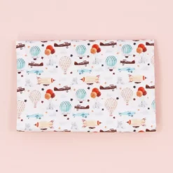 Sale Tela Viaje Celeste 50x30cm Telas, Sedas Y Fieltro