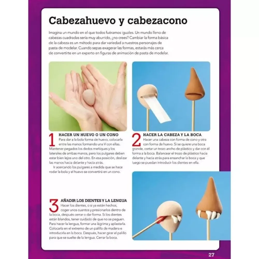 Sale Terroríficas y simpáticas figuras creativas con pasta de modelar Pastas Y Goma Eva