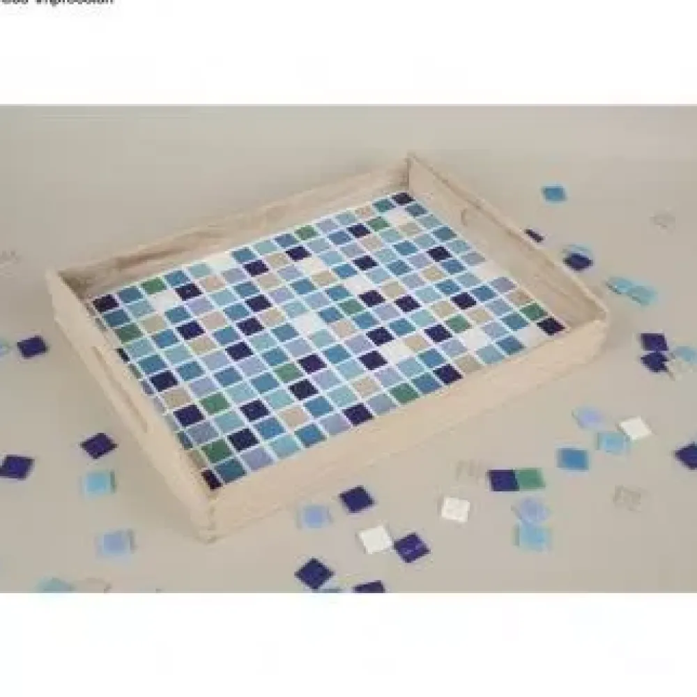 Best Teselas para Mosaico Azul Claro 2x2cm Mosaico