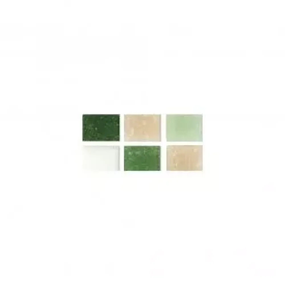 Clearance Teselas para Mosaico Verde Oscuro 2x2cm Mosaico