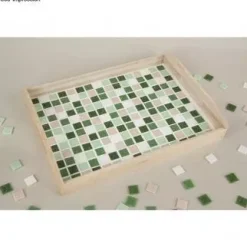 Clearance Teselas para Mosaico Verde Oscuro 2x2cm Mosaico