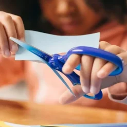 Clearance Tijeras Big Kids Zurdos Azul Degradado 15 cm Herramientas De Corte