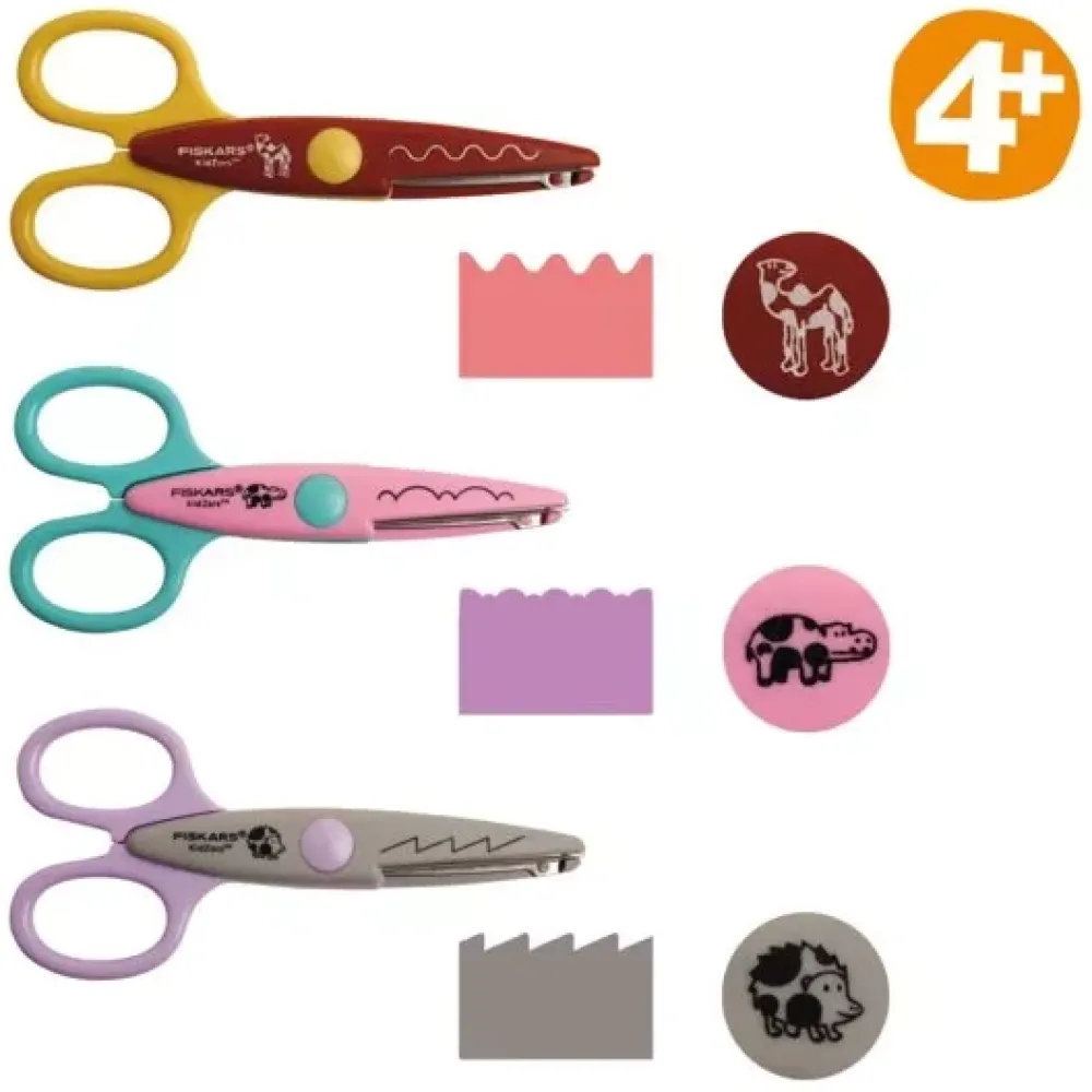 Hot Tijeras Decorativas Animales del Zoo Kidzors 13 cm Herramientas De Corte