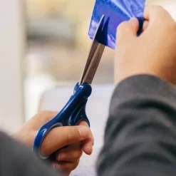 Discount Tijeras School Azules Para Zurdos 18cm Herramientas De Corte