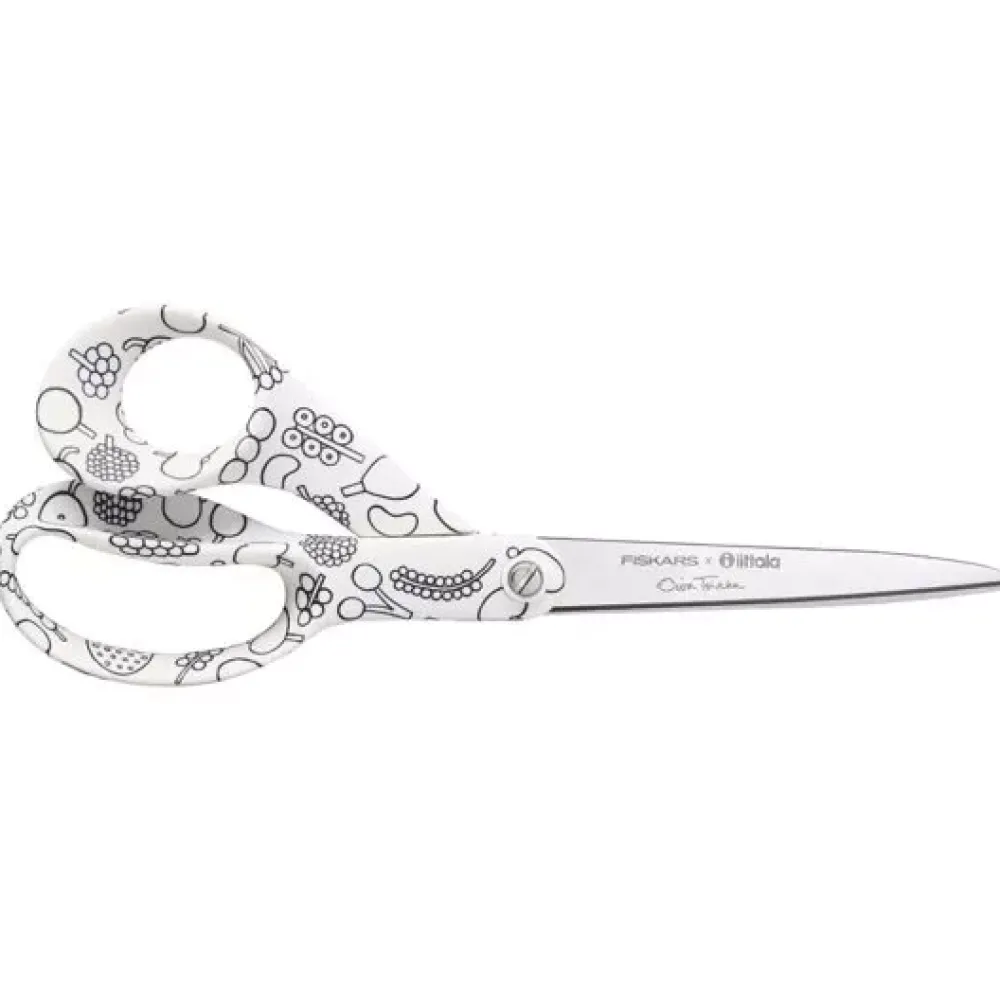Hot Tijeras Universales X Iittala Frutta Blanco y Negro 21cm Herramientas De Corte