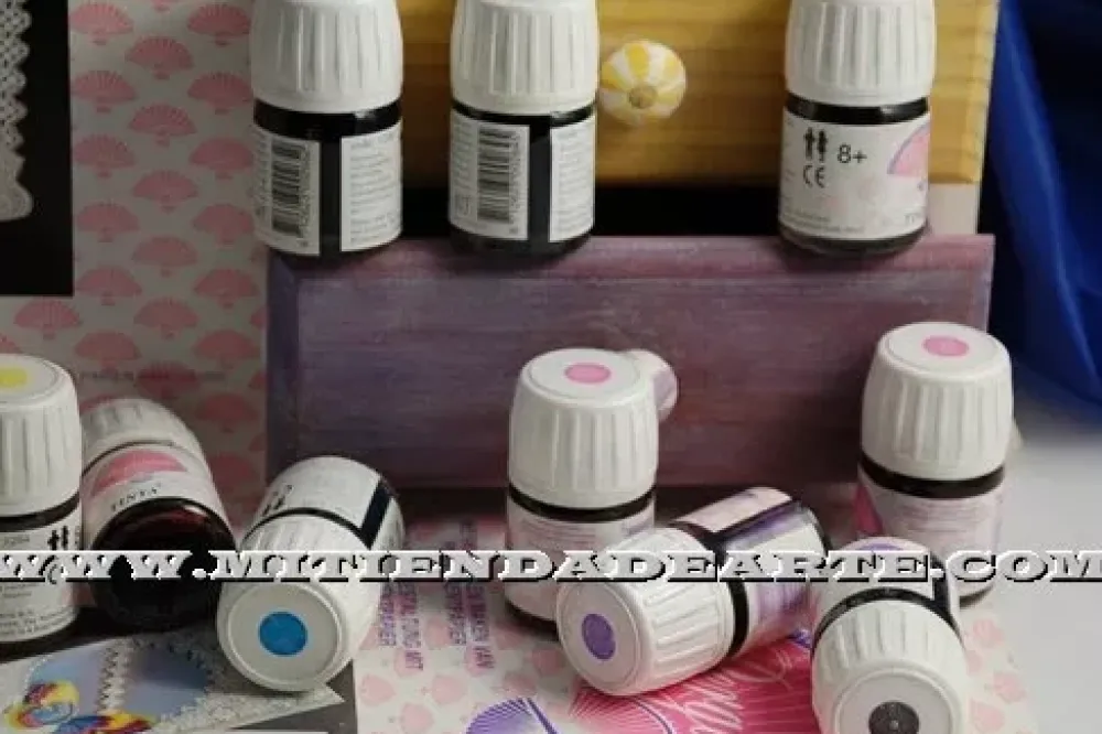 Tinta y tarjetería 15ml Pinturas Acrílicas