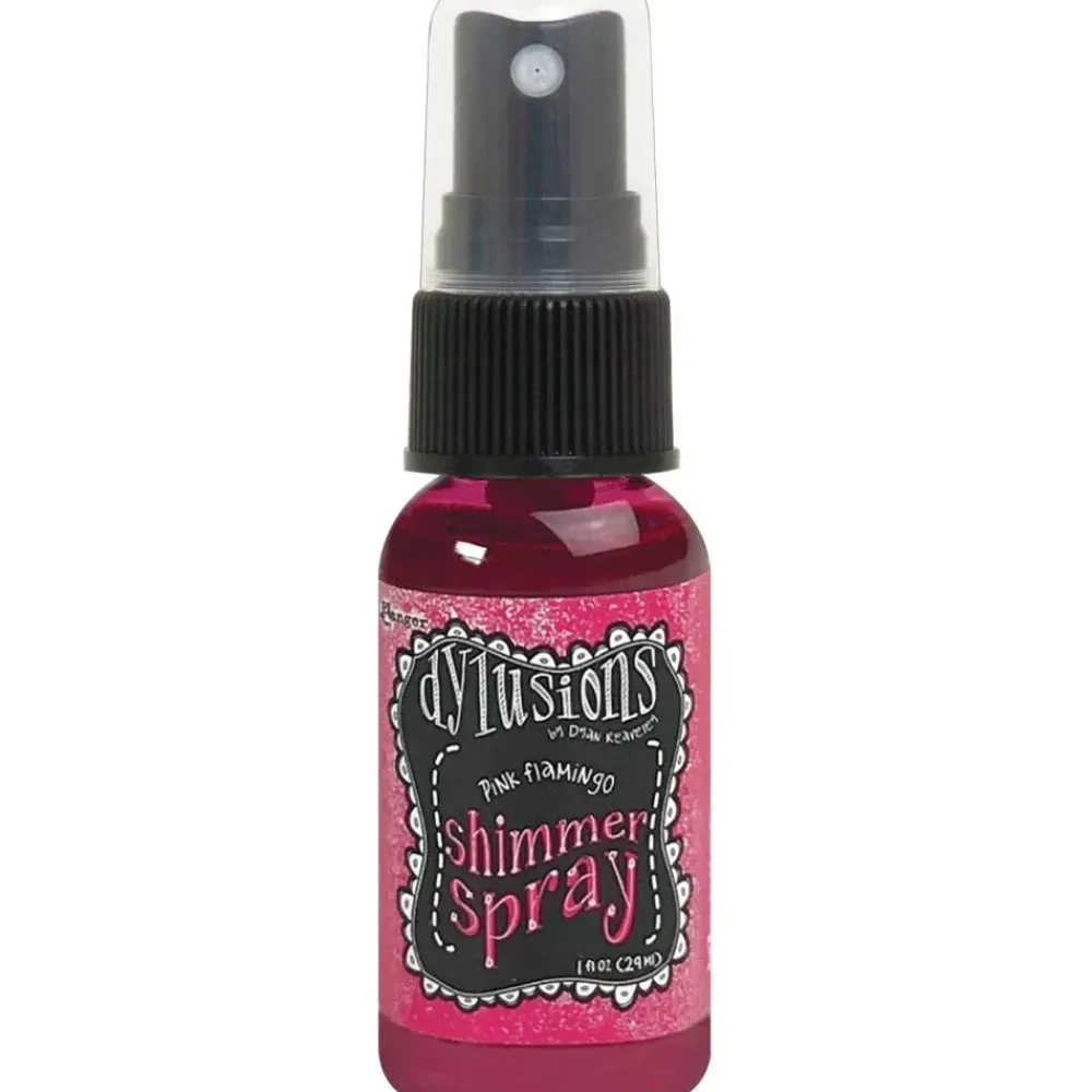 Clearance Tinta Spray Dylusions Shimmer Pink Flamingo 29ml Pinturas Acrílicas