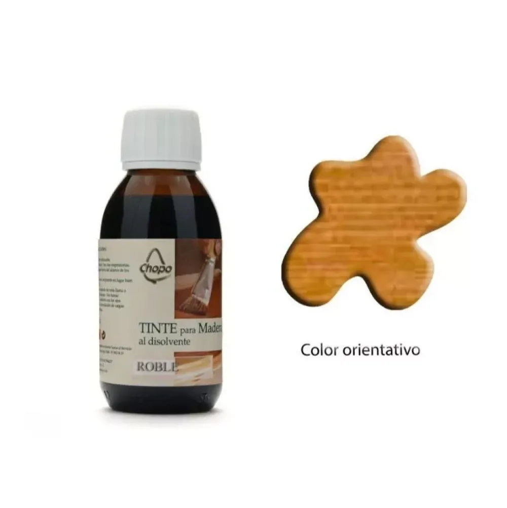 Hot Tinte de madera al Disolvente Roble 125ml Ceras, Pátinas Y Tintes|Tintes