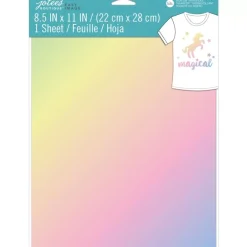 Clearance Transfer Para Tela Silhouette Rainbow Ombre Jolee's Boutique Silhouette