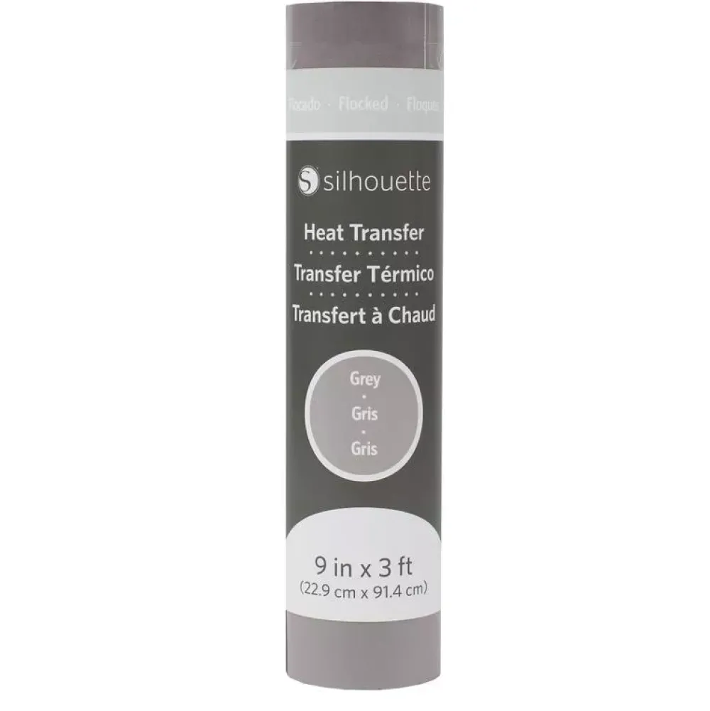 Best Transfer Para Tela Terciopelo Gris 9”x36” Silhouette