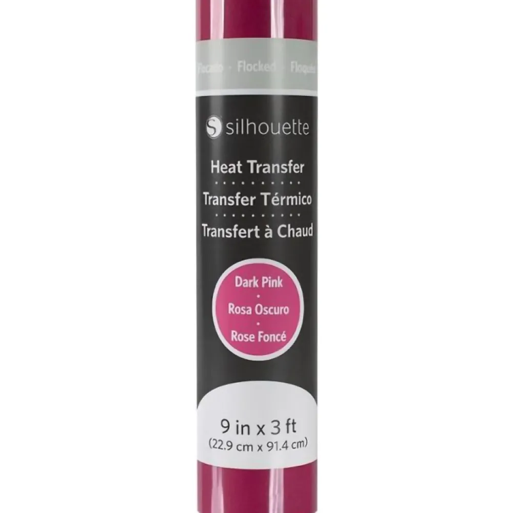 Hot Transfer para tela Terciopelo Rosa Oscuro 9" Silhouette