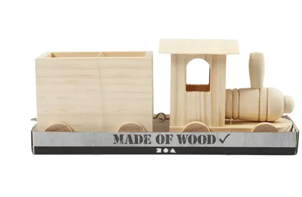 Hot Tren de Madera con Vagón Niños Niños Y Regalos|Maderas