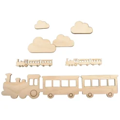 Outlet Trenes y Nubes de madera Maderas