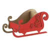 Online Trineo de madera 098 Rojo Navidad