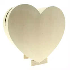 Urna de corazón en madera Maderas