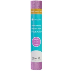 Outlet Vinilo adhesivo glitter Lavanda 12"x6' Silhouette