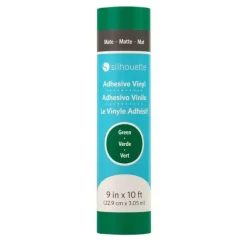 Discount Vinilo adhesivo mate removible Verde 9"x10' Silhouette