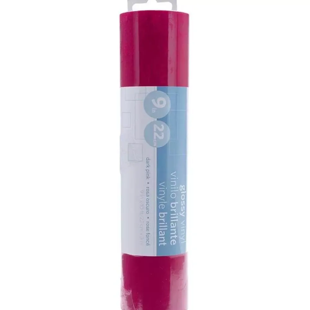 Discount Vinilo Brillante Rosa Oscuro 9"x10' Silhouette