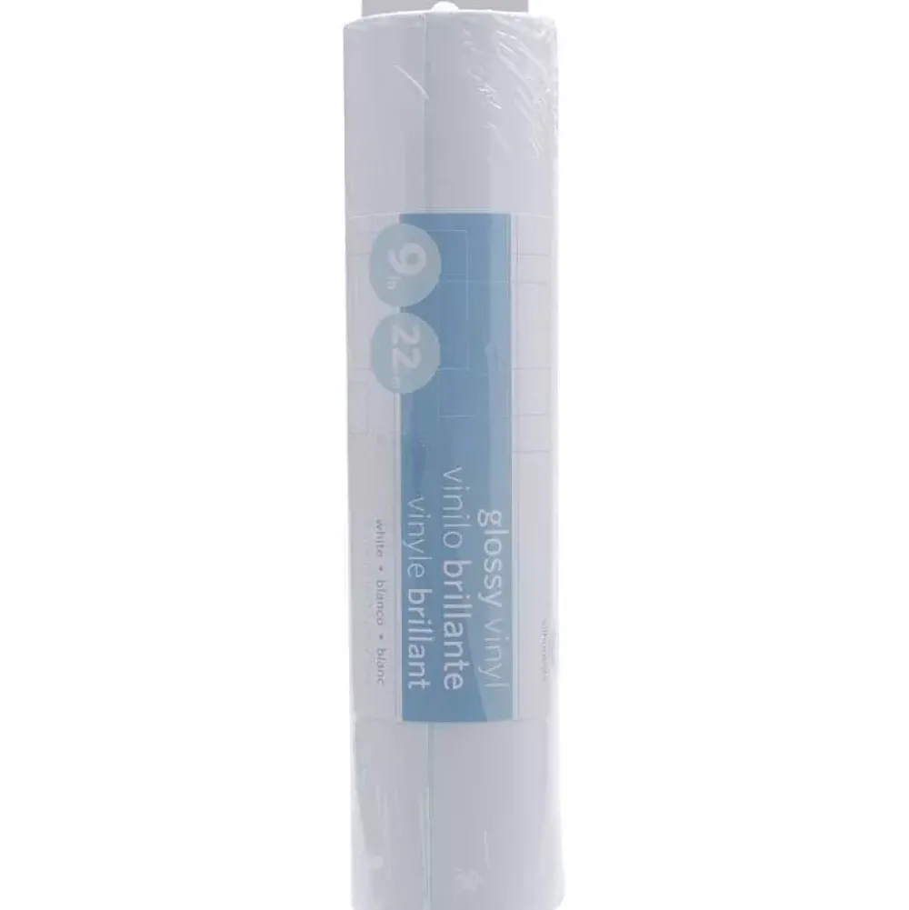 Clearance Vinilo Brillante Blanco 9"x10' Silhouette
