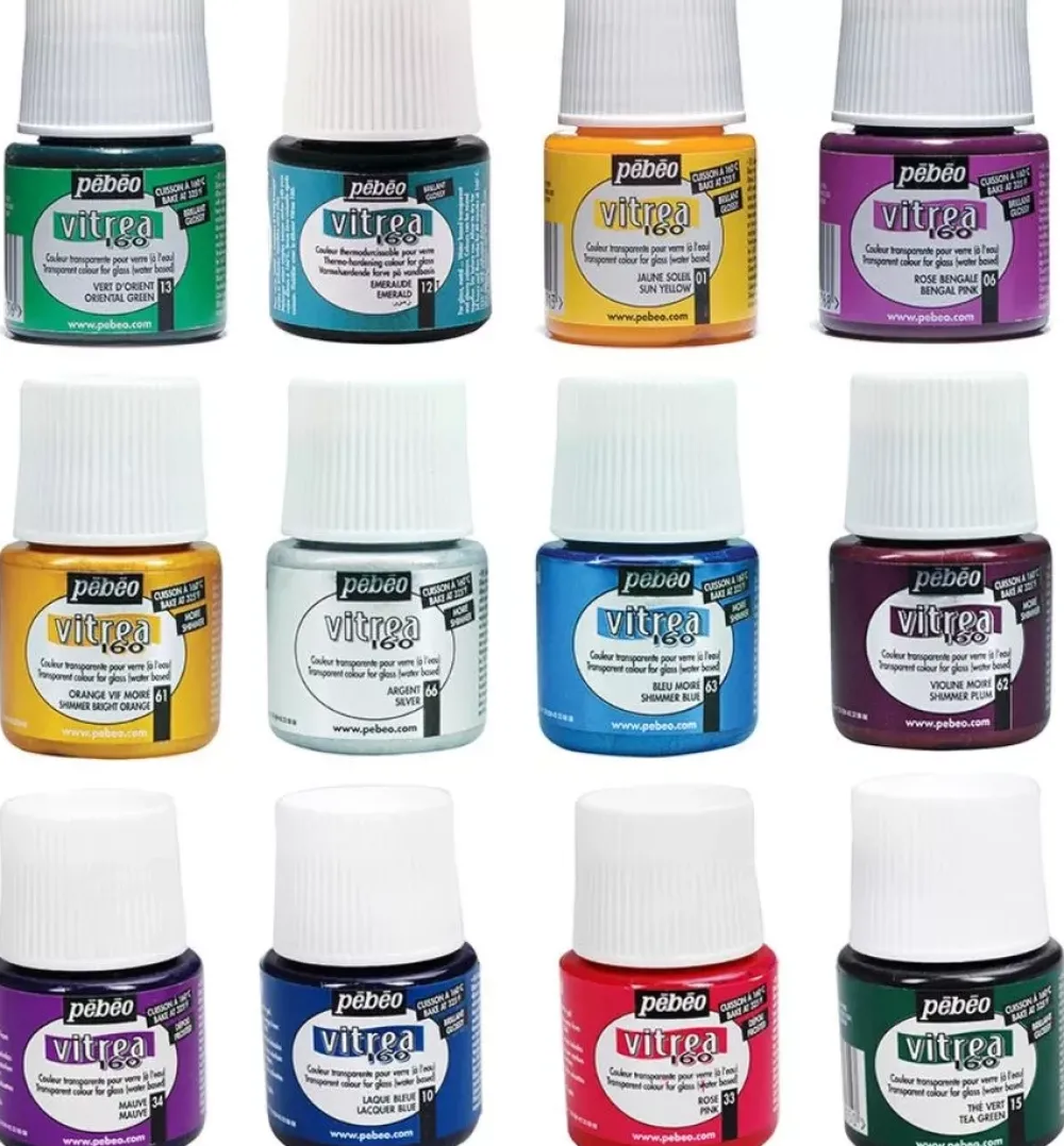 Sale Vitrea 160 Brillante 45ml Pinturas De Vidrio Y Cerámica