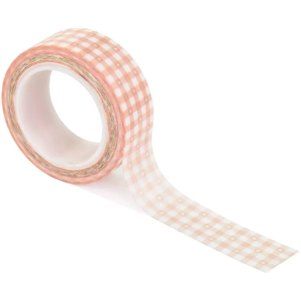 Washi Tape Baby Girl Plaid Our Baby Girl Echo Park Papeles|Decoupage